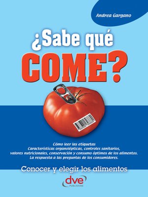 cover image of ¿Sabe qué come?